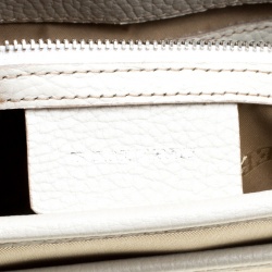 Pre Owned Burberry Beige Nova Check Fabric Shoulder Bag