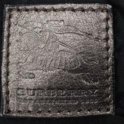 مملوكة مسبقًا Burberry Bronze Leather Degrade Lace Large Avondale Hobo