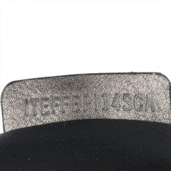 مملوكة مسبقًا Burberry Bronze Leather Degrade Lace Large Avondale Hobo