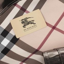 Pre Owned Burberry Nova Check Buckle Hobo