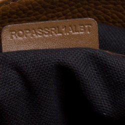 Pre Owned Burberry Beige/Tan Haymarket Check Canvas and Leather Medium Golderton Tote