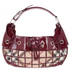مملوكة مسبقًا Burberry Super Nova Mini Warrior Studded Hobo