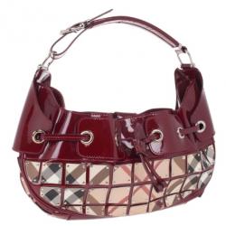 مملوكة مسبقًا Burberry Super Nova Mini Warrior Studded Hobo
