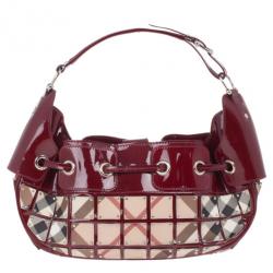 مملوكة مسبقًا Burberry Super Nova Mini Warrior Studded Hobo
