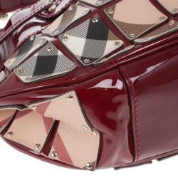 مملوكة مسبقًا Burberry Super Nova Mini Warrior Studded Hobo