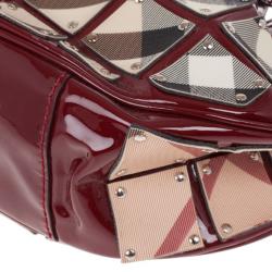 مملوكة مسبقًا Burberry Super Nova Mini Warrior Studded Hobo