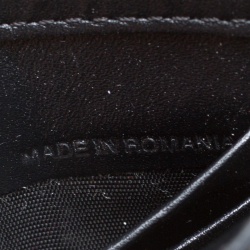 Pre Owned Burberry Black Leather Small Langley Clutch