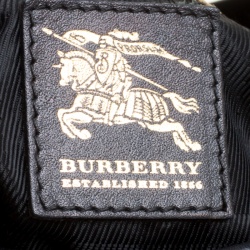 Pre Owned Burberry Black Quilted Leather Brooke Hobo