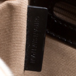Pre Owned Burberry Beige/Black Nova Check PVC and Leather Hobo
