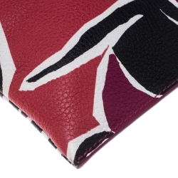 Pre Owned Burberry Multicolor Insect Printed Leather Clutch
