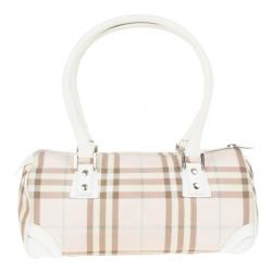 Burberry Small Candy Check Satchel