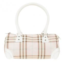 Burberry Small Candy Check Satchel