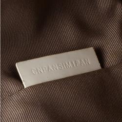 مملوكة مسبقًا Burberry Small Canvas and Leather Check Shoulder Bag