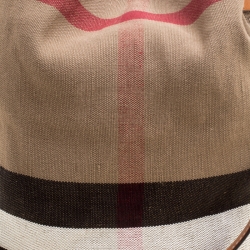 Pre Owned Burberry Multicolor Nova Check Canvas and Leather Ashby Hobo