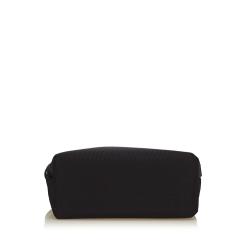 Pre Owned Burberry Black Nylon and Leather Small Tote