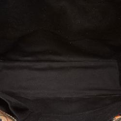 Burberry Two Tone Canvas and Leather Tote