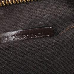 Pre Owned Burberry Haymarket Check Tote Bag