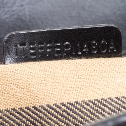 Pre Owned Burberry Black Leather Medium Canterbury Studded Tote