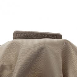 Pre Owned Burberry Medium Leather Corner Studded Hobo Bag