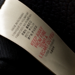 Pre Owned Burberry Black Grain Leather Woodbury Tote