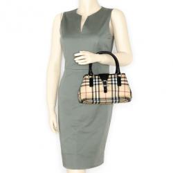 Pre Owned Burberry Small ‘Eden’ Nova Check Satchel