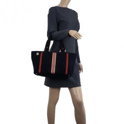 مملوكة مسبقًا Burberry Black Canvas Tote