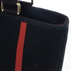 مملوكة مسبقًا Burberry Black Canvas Tote