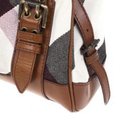 Pre Owned Burberry Mega Check Tote