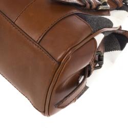 Pre Owned Burberry Mega Check Tote