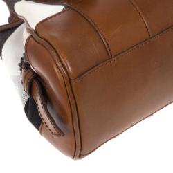 Pre Owned Burberry Mega Check Tote