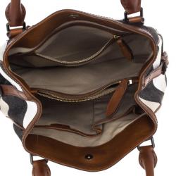 Pre Owned Burberry Mega Check Tote
