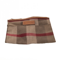 Pre Owned Burberry Multicolor Sussana Check Print Canvas Bucket Bag