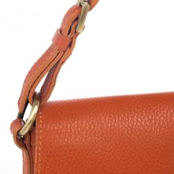 مملوكة مسبقًا Burberry Leather Fringe Flap Shoulder Handbag