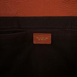 مملوكة مسبقًا Burberry Leather Fringe Flap Shoulder Handbag