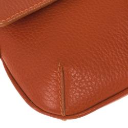 مملوكة مسبقًا Burberry Leather Fringe Flap Shoulder Handbag