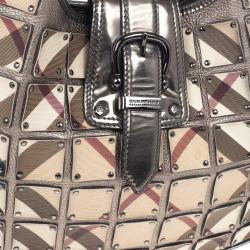 Pre Owned Burberry Warrior Nova Check ‘Brooke’ Hobo