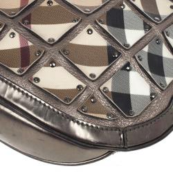 Pre Owned Burberry Warrior Nova Check ‘Brooke’ Hobo