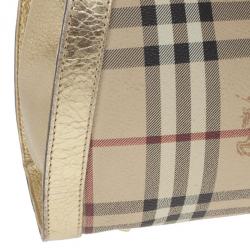 مملوكة مسبقًا Burberry Haymerket Check Shoulder Bag