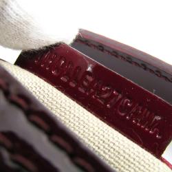 مملوكة مسبقًا Burberry Bordeaux Nova Check PVC and Leather Heart Crossbody Bag
