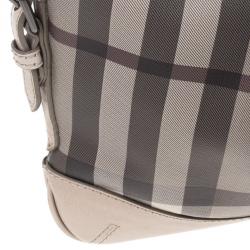 مملوكة مسبقًا Burberry Smoked Trench Coated Canvas Hartham Crossbody Bag