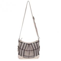 مملوكة مسبقًا Burberry Smoked Trench Coated Canvas Hartham Crossbody Bag