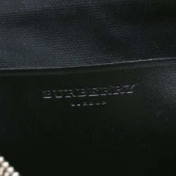 Pre Owned حقيبة كتف بربري صوف نوفاتشيك سوداء