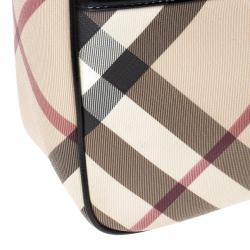 مملوكة مسبقًا Burberry Nova Check Front Pocket Tote