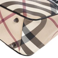 مملوكة مسبقًا Burberry Nova Check Front Pocket Tote