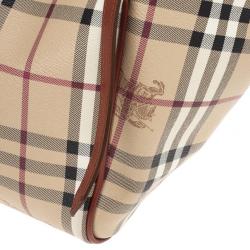 Burberry Small Haymarket Check Tote Bag