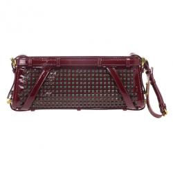 Pre Owned Burberry Hyde Studded Clutch