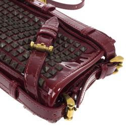 Pre Owned Burberry Hyde Studded Clutch