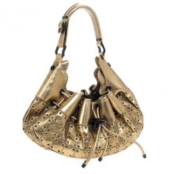 مملوكة مسبقًا Burberry Prorsum Studded Warrior Gold Bag