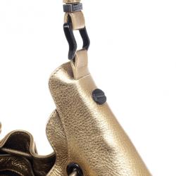 مملوكة مسبقًا Burberry Prorsum Studded Warrior Gold Bag