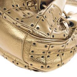مملوكة مسبقًا Burberry Prorsum Studded Warrior Gold Bag